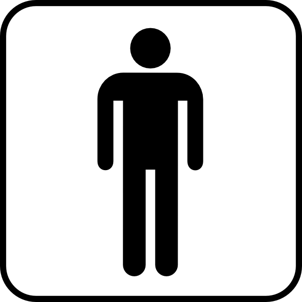 Male Logo - Male Sign Bathroom Bw Boarder Clip Art at Clker.com - vector clip ...