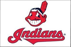Cleveland Indians Logo - Cleveland Indians Baseball Chief Logo replica fridge magnet - new ...