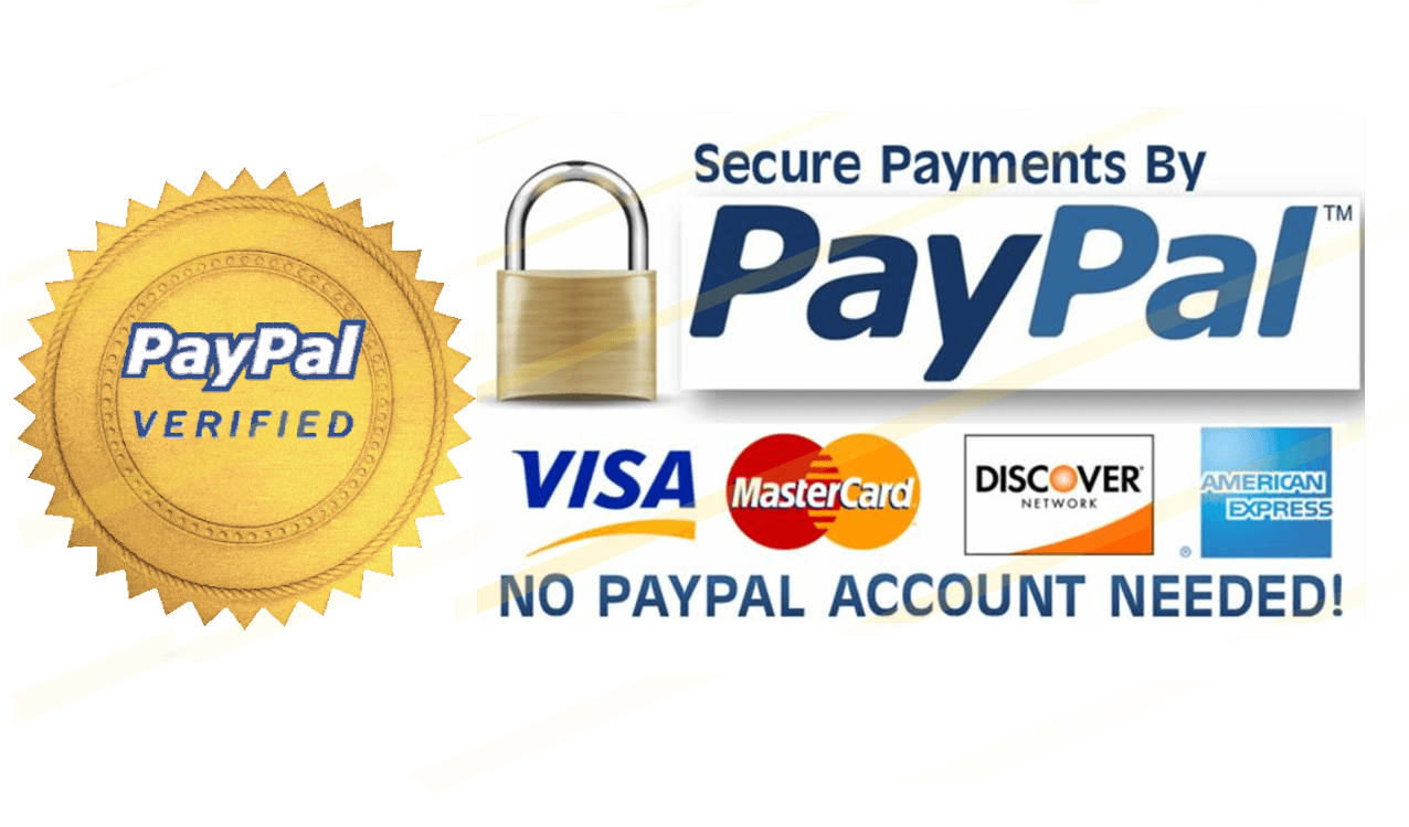 We Accept PayPal Verified Logo - Payment Options - Rugged Video - Airborne Video Systems