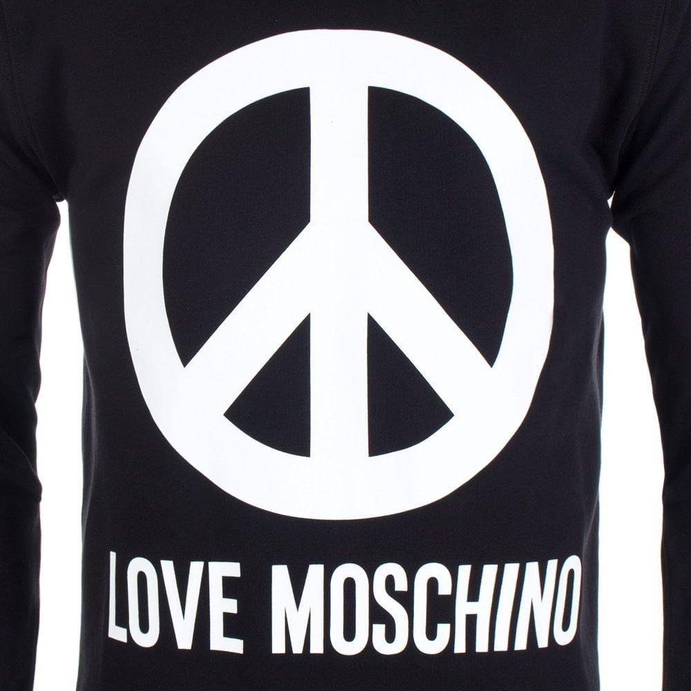 Peace Sign Company Logo - Peace Sign Sweat | Love Moschino | EQVVS