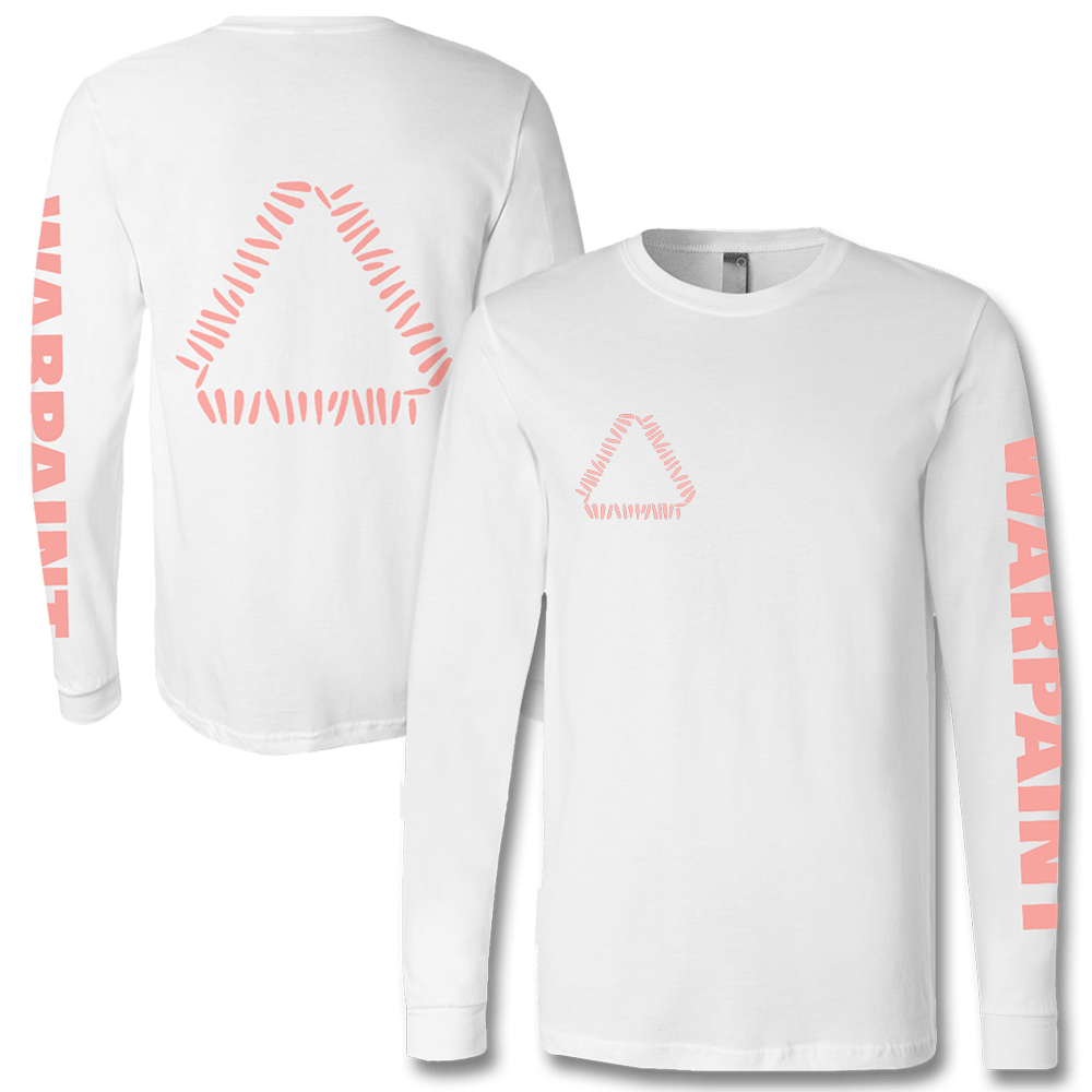 Shirt Triangle Logo - Official Warpaint Triangle Logo Long Sleeve T-Shirt | Warpaint