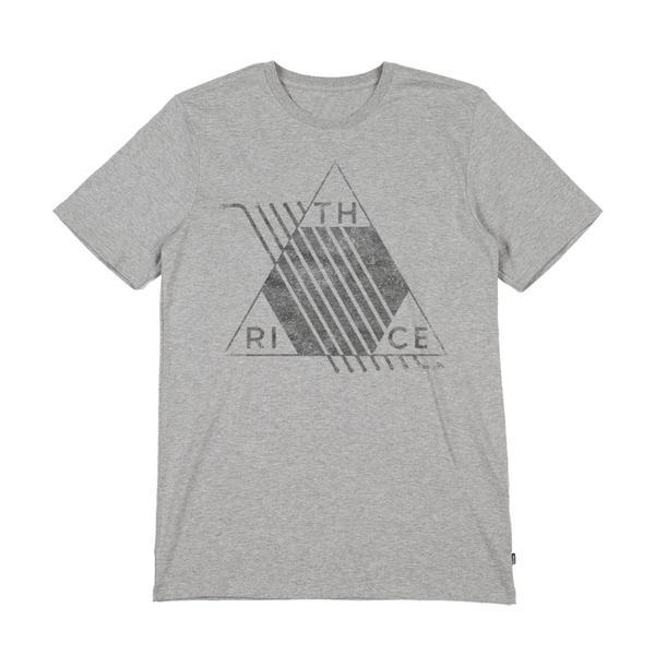 Shirt Triangle Logo - TRIANGLE TBEITBN LOGO HEATHER T SHIRT. Thrice Official Merchandise