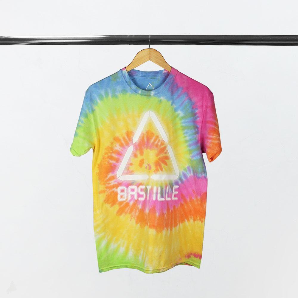 Shirt Triangle Logo - LCD TRIANGLE LOGO TYE DIE T-SHIRT | T-shirt | Bastille UK