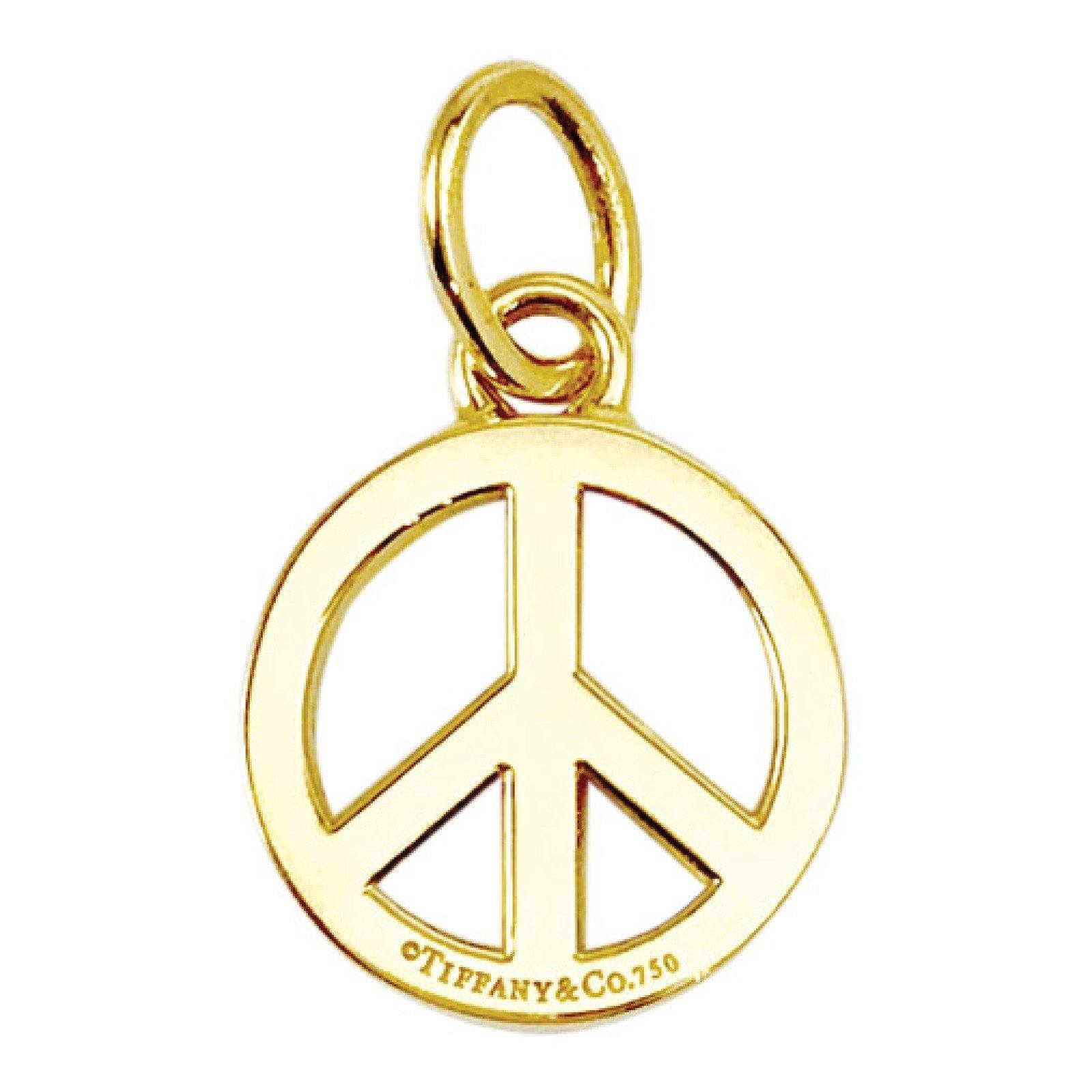 Peace Sign Company Logo - Tiffany & Co. Peace Sign Charm