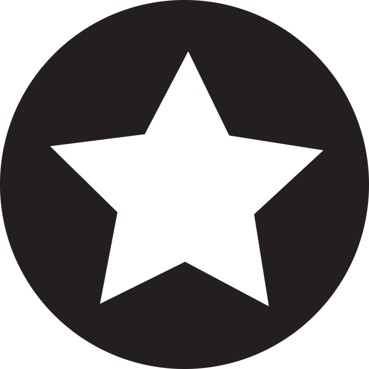 Black Star in Circle Logo - Free Black Star Icon 195924 | Download Black Star Icon - 195924