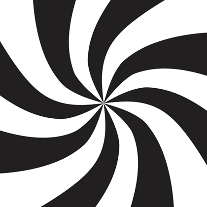 Black and White Swirl Logo