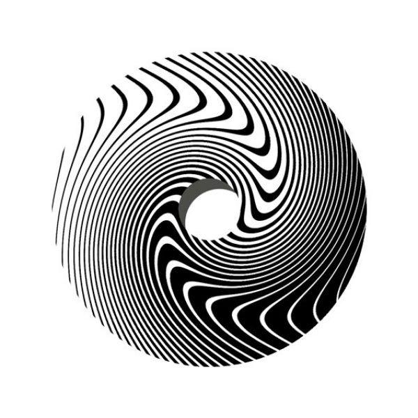 Black and White Spiral Logo - Black & White Swirl Decal Spoke Protector | Mobility for You