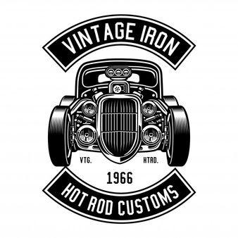 Vintage Hot Rod Logo - Hotrod Vectors, Photo and PSD files