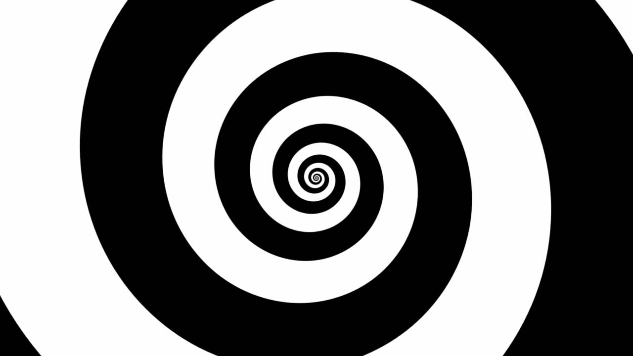 Black and White Swirl Logo - Stare into the spiral