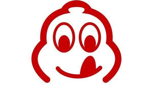 Red and White Circle Restaurant Logo - Michelin Guide.The Budget Edition!
