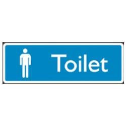 Male Logo - Toilet with Male Symbol Sign