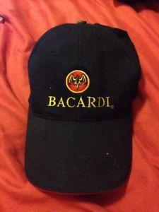 Bacardi Rum Bat Logo - Bacardi Rum embroidered bat logo black Baseball Hat Cap Adult Unisex
