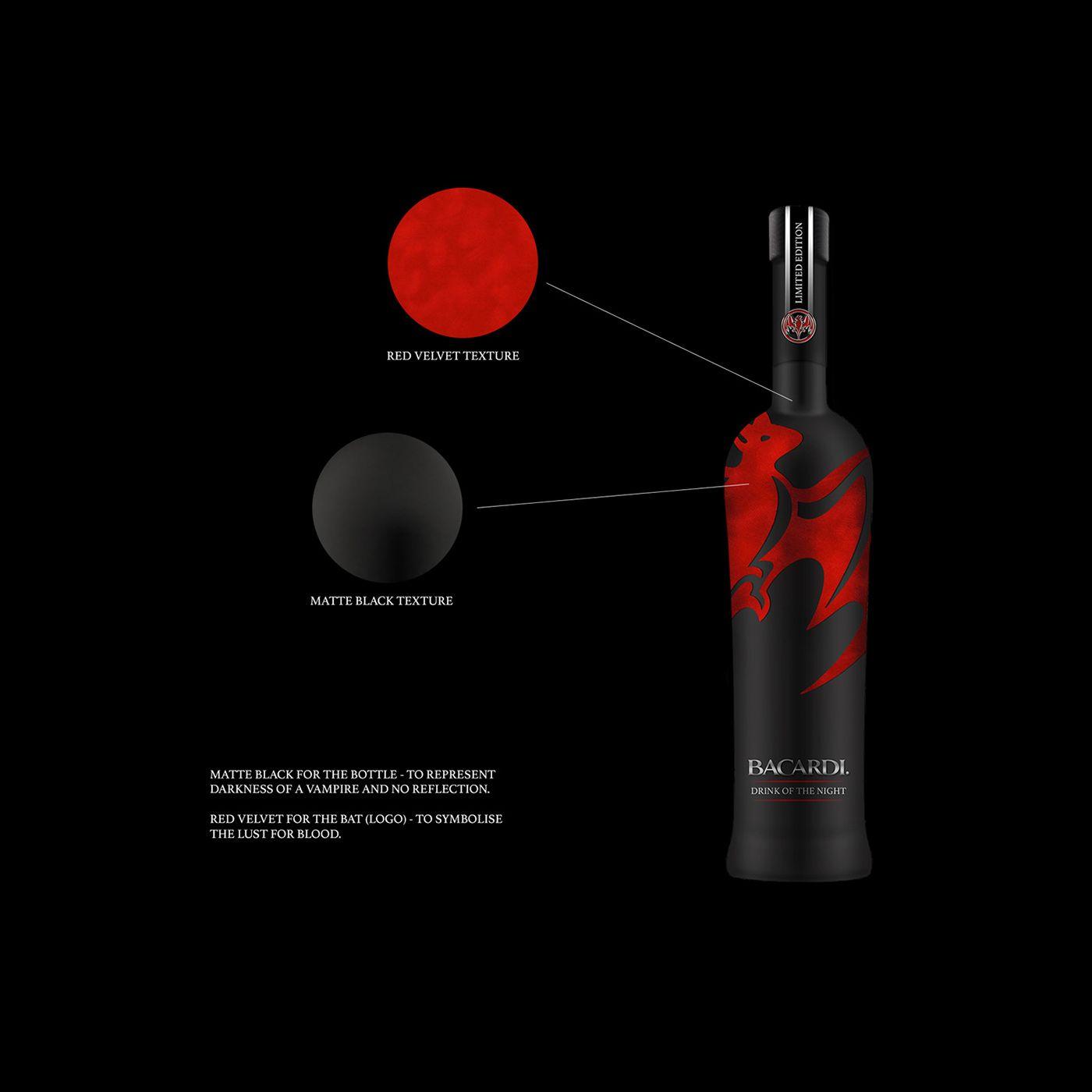 Bacardi Rum Bat Logo - BACARDI - The Drink of the Night on Behance