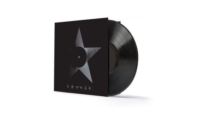 Black Star in Circle Logo - If you expose David Bowie's Blackstar sleeve to sunlight