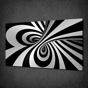 Black and White Swirl Logo - BLACK AND WHITE SWIRL ABSTRACT CANVAS WALL ART PRINT PICTURE READY ...