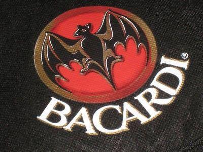 Bacardi Rum Bat Logo - BACARDI RUM BAT LOGO SHOULDER BAG DURFY PUERTO RICO *NR