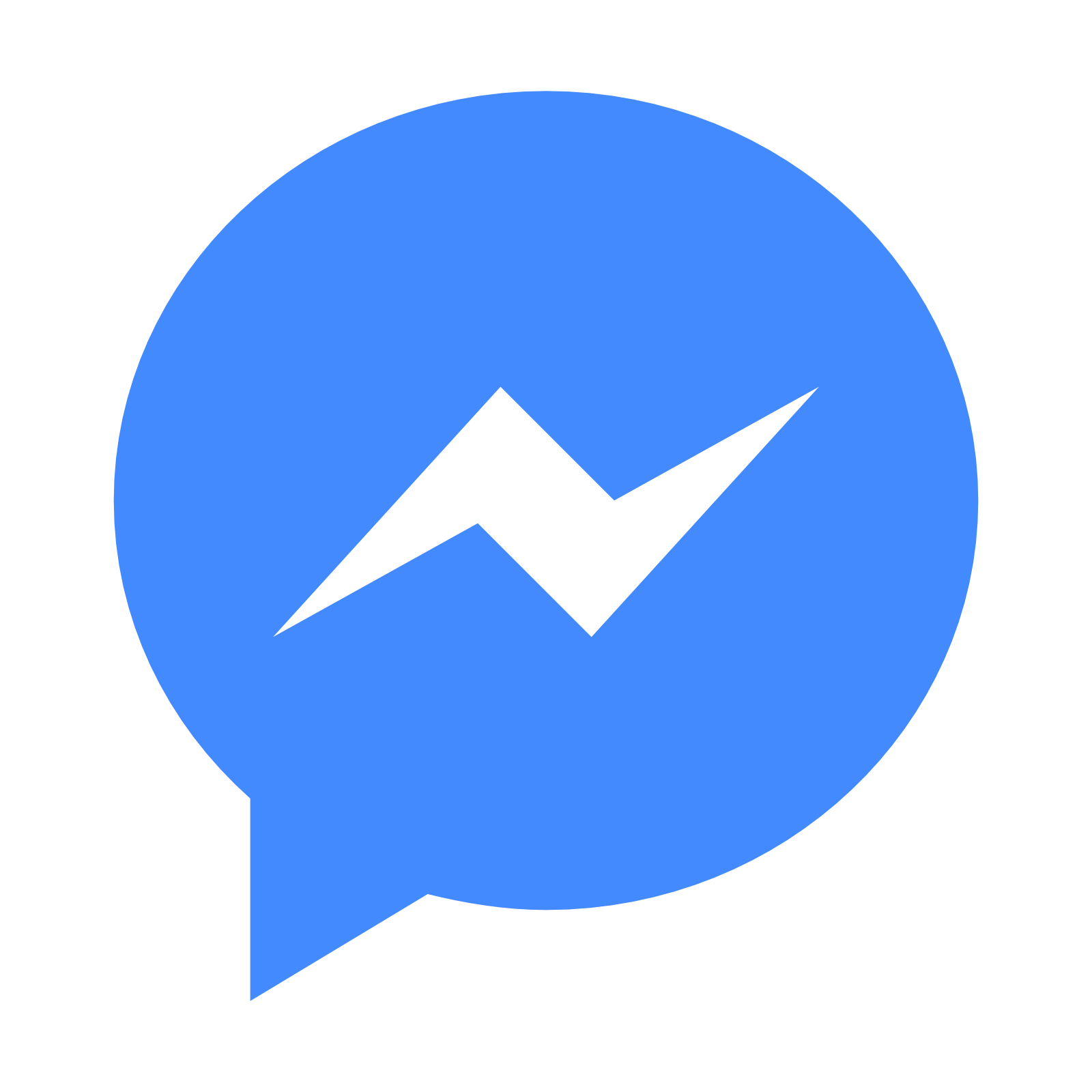 New Facebook Messenger Logo - Facebook Messenger Logo Transparent PNG Pictures - Free Icons and ...