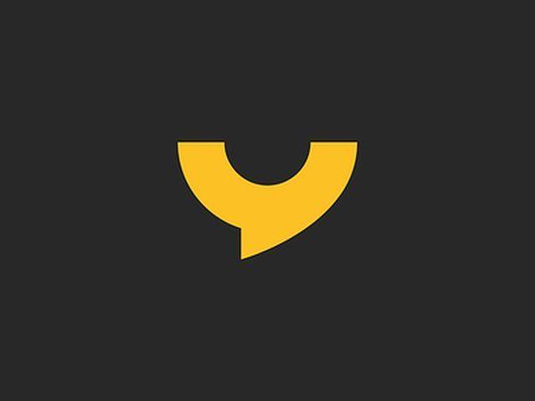 Gray and Yellow Logo - 20 Creative Chat Logo Designs - PIXEL77