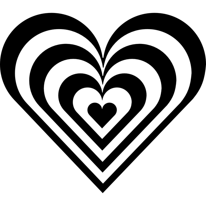 Black and White Swirl Logo - Black and white swirl heart jpg download - RR collections