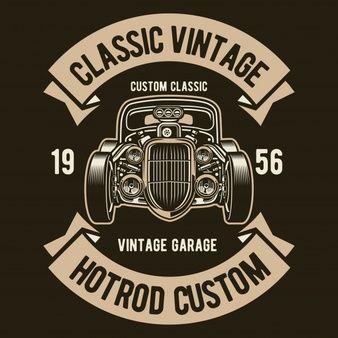 Vintage Hot Rod Logo - Hotrod Vectors, Photos and PSD files | Free Download