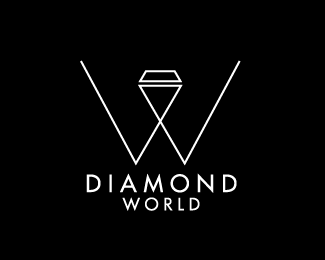 World Diamond Logo - Diamond World Designed