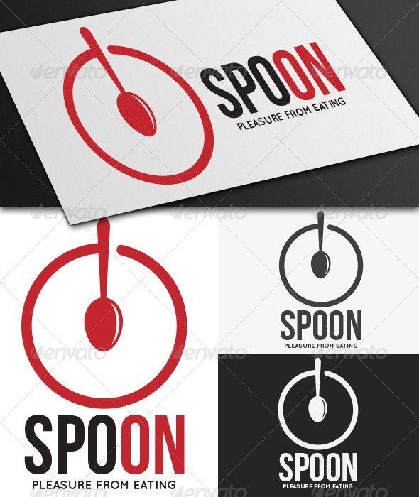 Red and White Circle Restaurant Logo - Pin by Bashooka Web & Graphic Design on Circle Logo Design | Logo ...