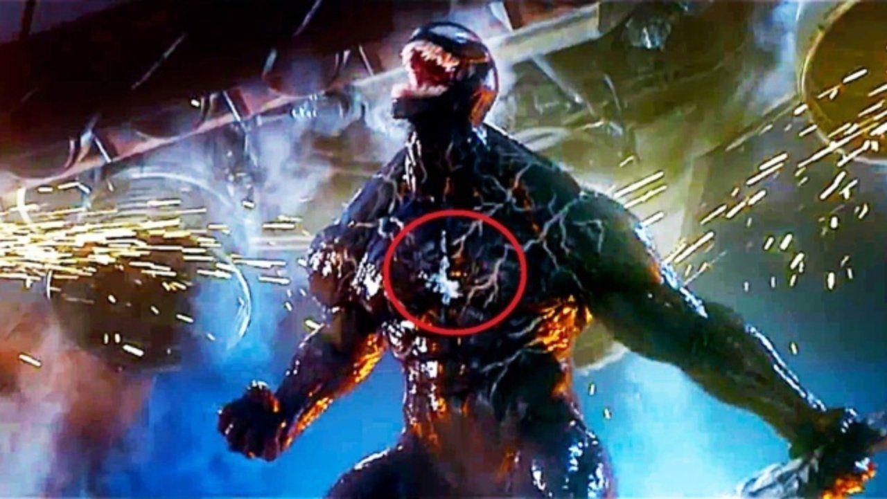 Venom Spider Logo - Does New 'Venom' TV Spot Show the Spider Symbol Forming?