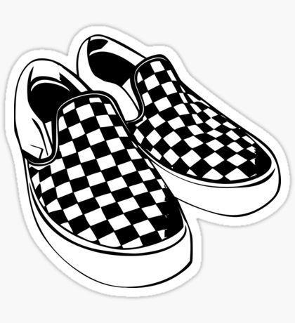 Checkered Vans Logo - Tendances Stickers. Stickers. Stickers, Vans and Vans