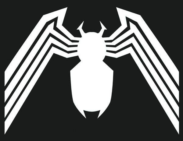 Venom Spider Logo - Venom symbol, in black, on my left shoulder, wrapping all the way