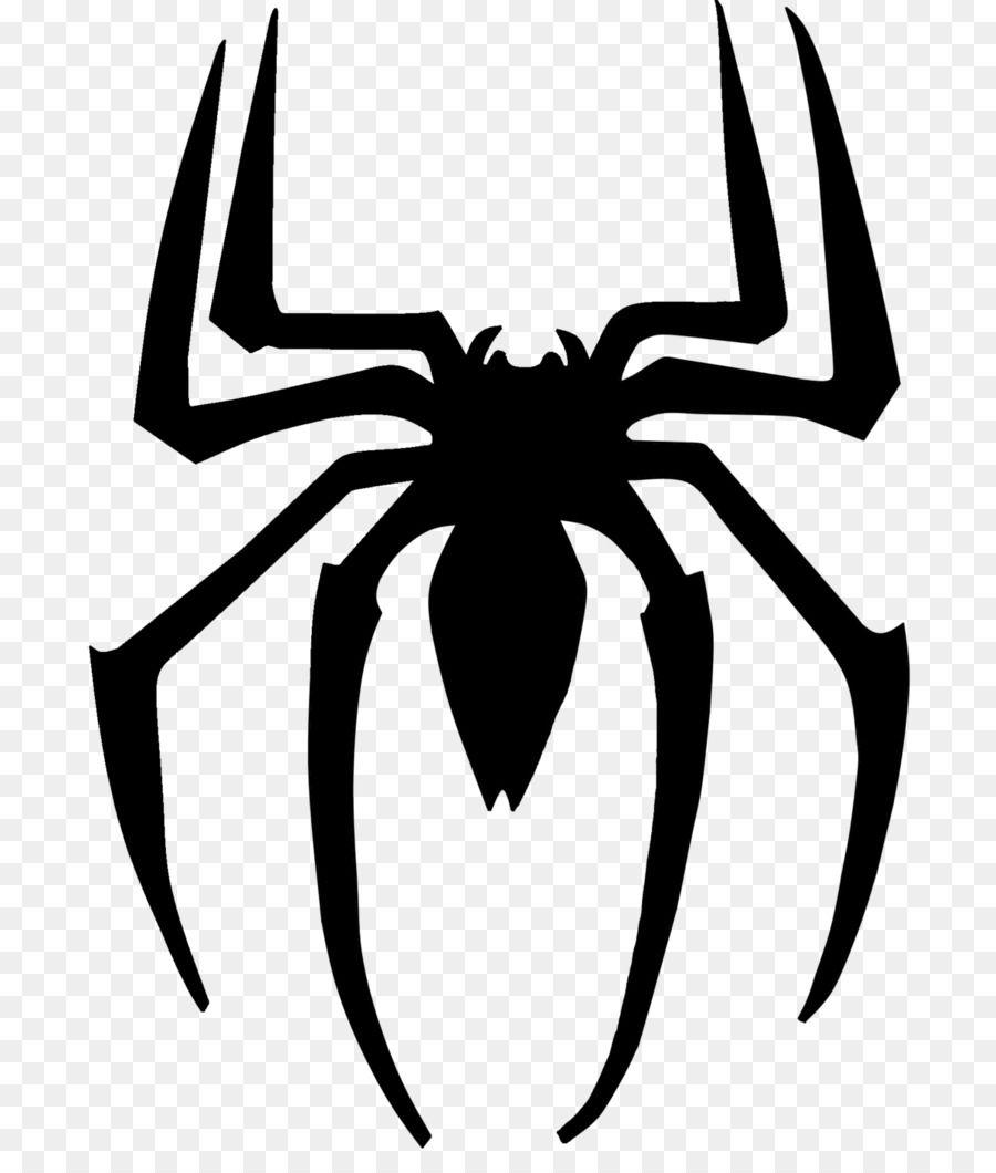 Spider-Man Logo - Spider-Man Venom Miles Morales Logo Stencil - venom vector png ...