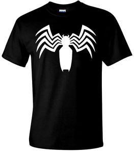 Venom Spider Logo - Details about Spider Man Venom SPIDER Men's T-Shirt 2018 Movie Tom Hardy  Tee Shirt Top