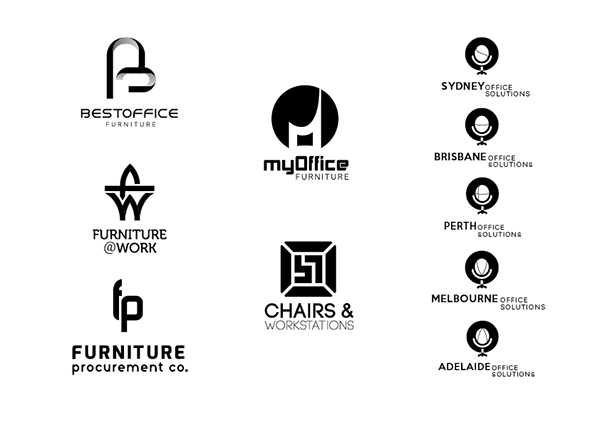 Furniture Logo - Office Furniture Logos on Behance