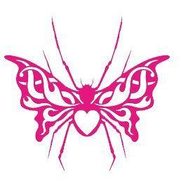 Pink Spider Logo - I want this pink spider tattoo in memory of Hide on the back of my