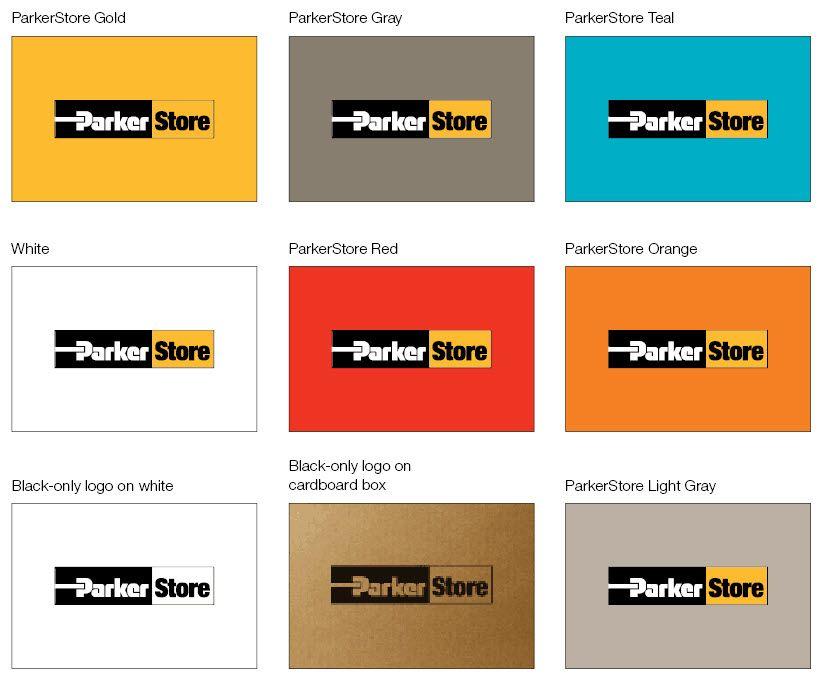 Gray and Red and Gold Logo - Brand Identity | Parker ID