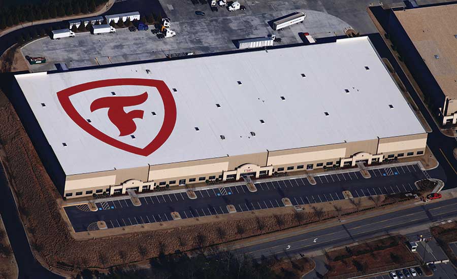 Firestone F Shield Logo - Branding with Rooftop Logos | 2017-06-19 | Roofing Contractor