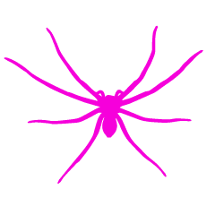 Pink Spider Logo - pink spider – LINE stickers | LINE STORE