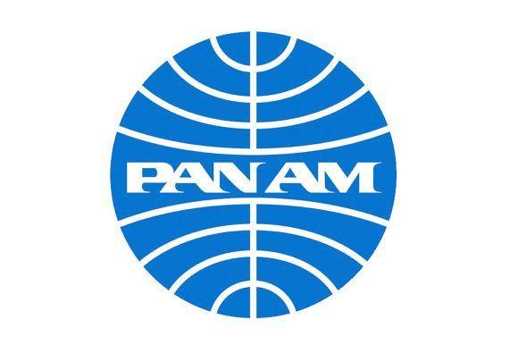 Blue Circle Airline Logo - Pan Am Airlines Logo Fridge Magnet LM14107 by PhotoEnrichments. Pan