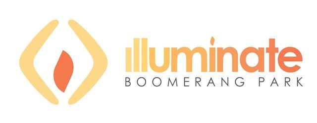 Banking with Orange Boomerang Logo - Illuminate Boomerang Park - Port Stephens Council