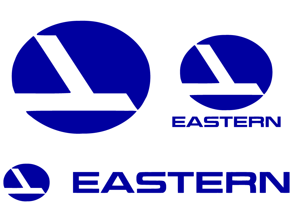 Blue Circle Airline Logo - Eastern Airlines logo. Inspiration and admiration. Airline logo