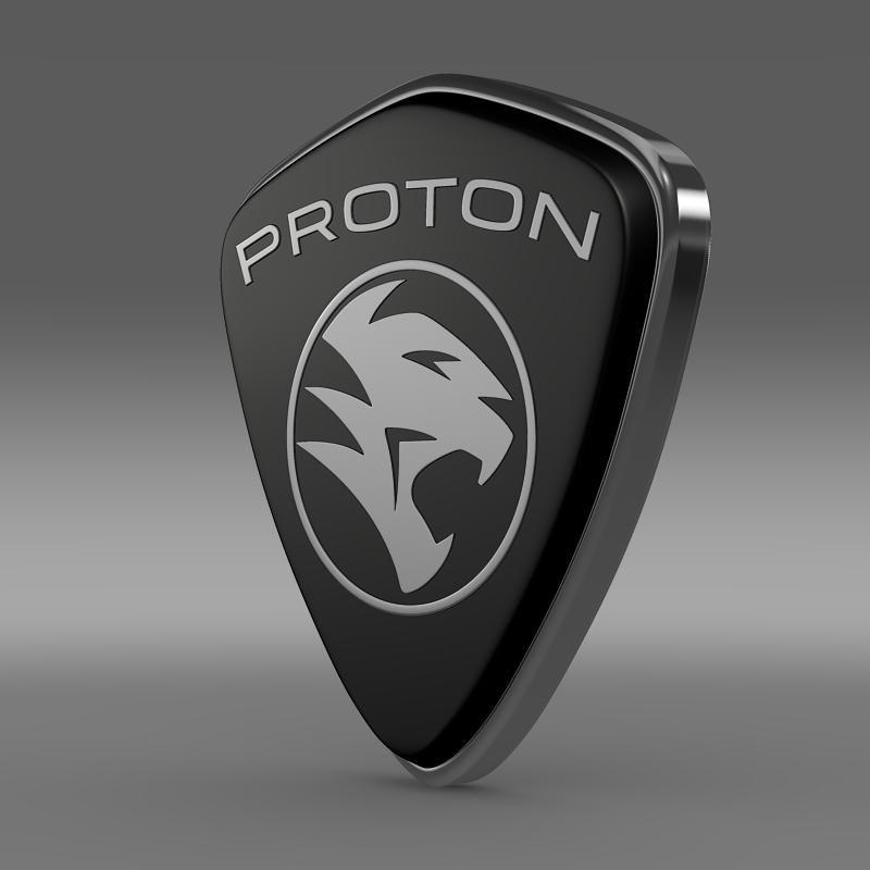 Automobile Model Logo - 3D model Proton logo | CGTrader