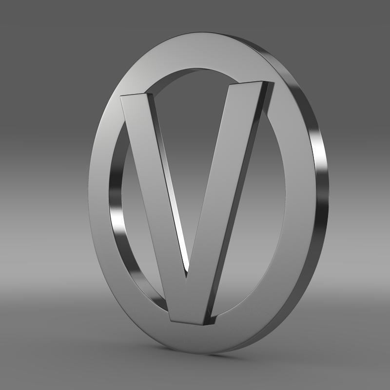 Automobile Model Logo - 3D model Vortex logo | CGTrader