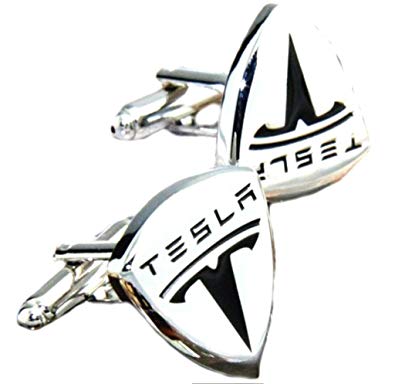 Automobile Model Logo - Amazon.com: FoMann Tesla Cufflinks Tesla Logo Cuff Links Electric ...