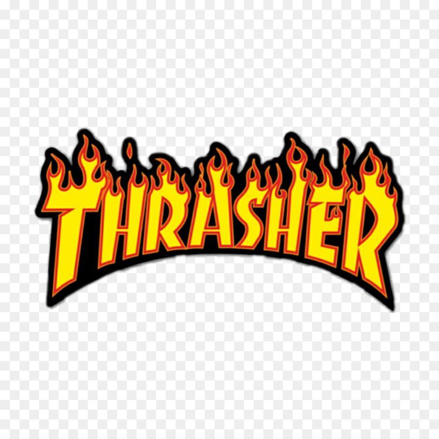 Thresher Logo - Thrasher Logo Sticker Brand Sign - thresher shark plush png download ...
