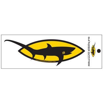 Thresher Logo - Shark Logo Sticker | Old Harbor Outfitters