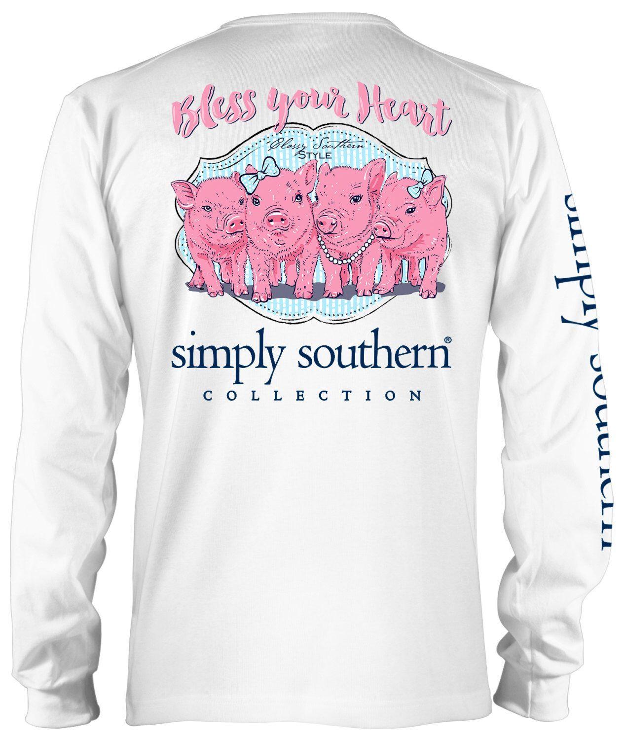 Simply Southern Company Logo - BLESS YOUR HEART Adult Sizes $14.00 | Simply Southern Shirts ...