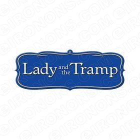 Lady and the Tramp Logo - LADY AND THE TRAMP IRON-ONS | YOUR ONE STOP IRON-ON TRANSFER DECAL ...