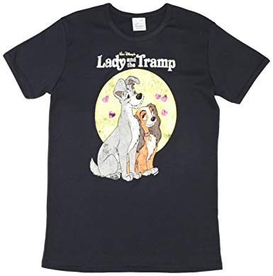 Lady and the Tramp Logo - Logoshirt Disney - Lady And The Tramp Logo Men's T-Shirt navy X ...