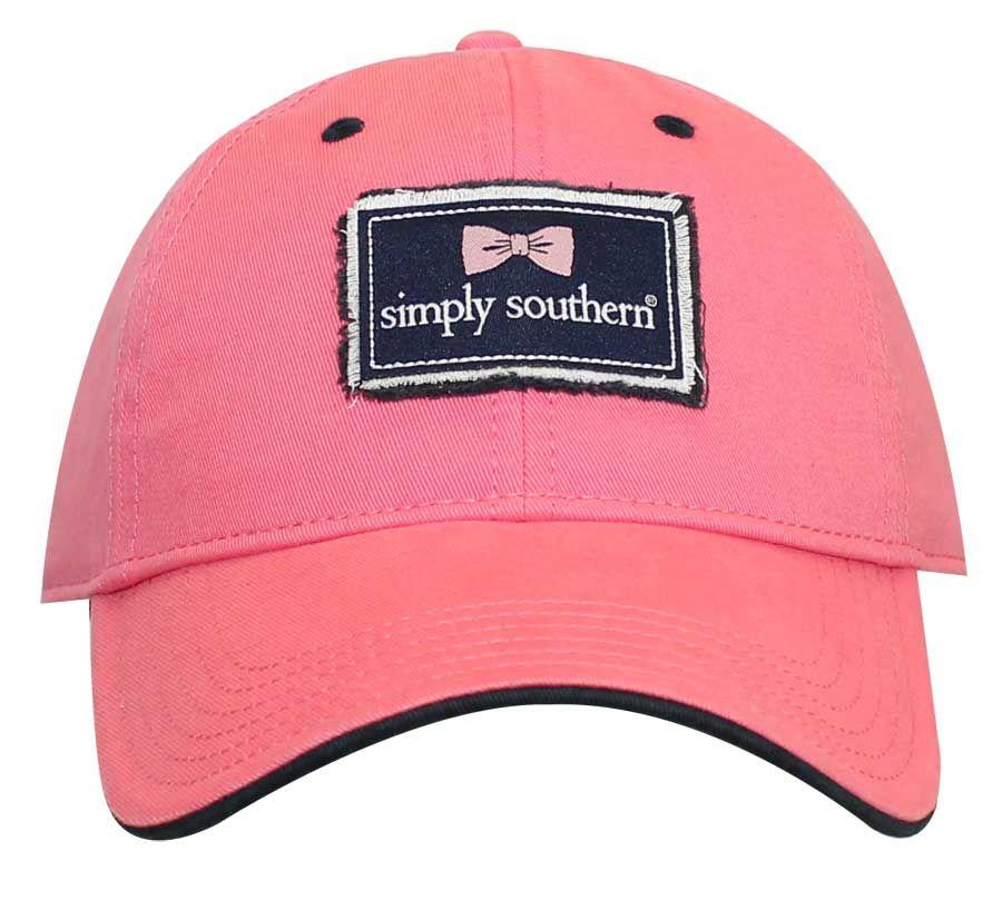 Simply Southern Company Logo - Simply Southern Preppy Collection Hat with Frayed Logo Patch in Pink