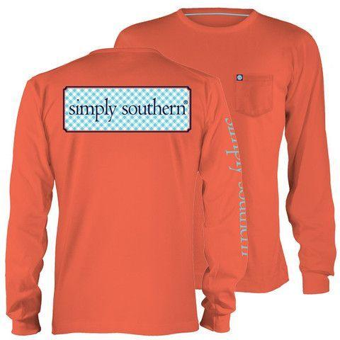 Simply Southern Company Logo - Simply Southern Collection Classic Logo Girlie Bright Long Sleeve