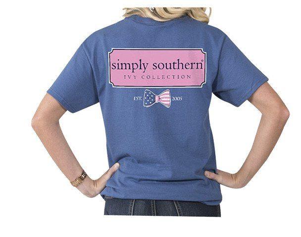 Simply Southern Company Logo - Simply Southern Preppy Ivy Logo Short Sleeve T-shirt - Trenz Shirt ...